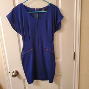 Forever 21 Blue mini dress with pockets!